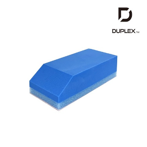 DUPLEX 듀플렉스 유리막 코팅 도포용 어플리케이터 스웨이드 패드 블루